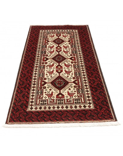 Tappeto Baluch Persia marrone grigio 100x187