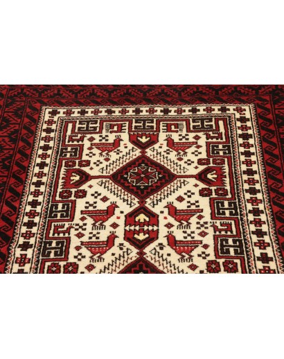 Tappeto Baluch Persia marrone grigio 100x187