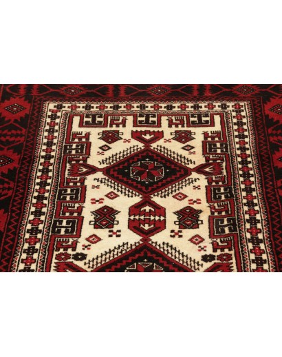 Tappeto Baluch Persia grigio marrone 96x183