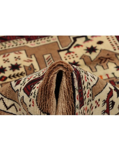 Tappeto Baluch Persia grigio beige 92x200