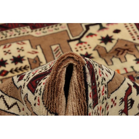Tappeto Baluch Persia grigio beige 92x200