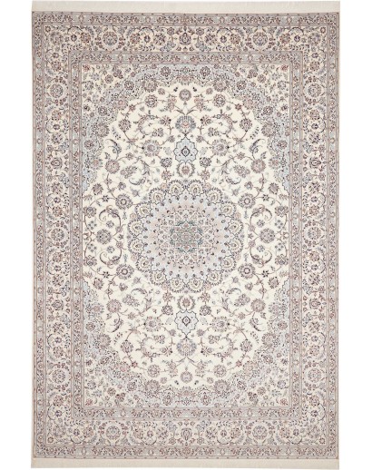 Tappeto Nain 6La Persia bianco grigio 256x372