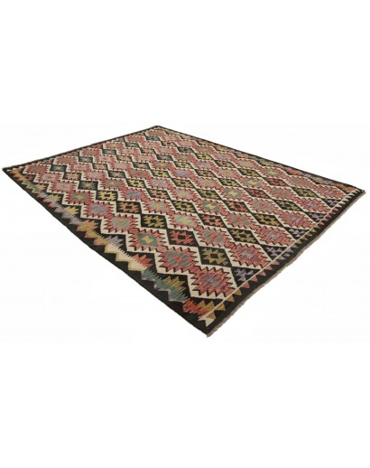 Tappeto Kilim Afghanistan marrone verde 224x299