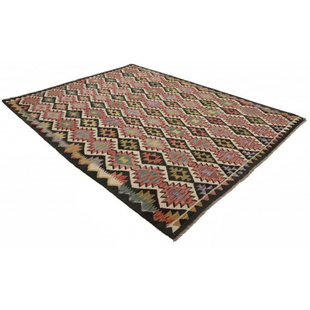 Tappeto Kilim Afghanistan marrone verde 224x299