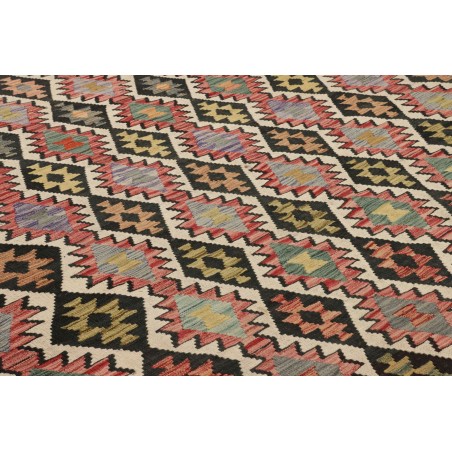 Tappeto Kilim Afghanistan marrone verde 224x299