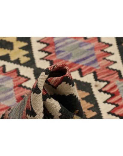 Tappeto Kilim Afghanistan marrone verde 224x299