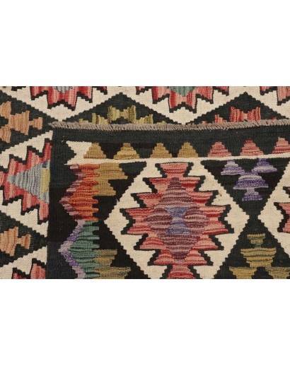 Tappeto Kilim Afghanistan marrone verde 224x299