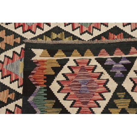 Tappeto Kilim Afghanistan marrone verde 224x299