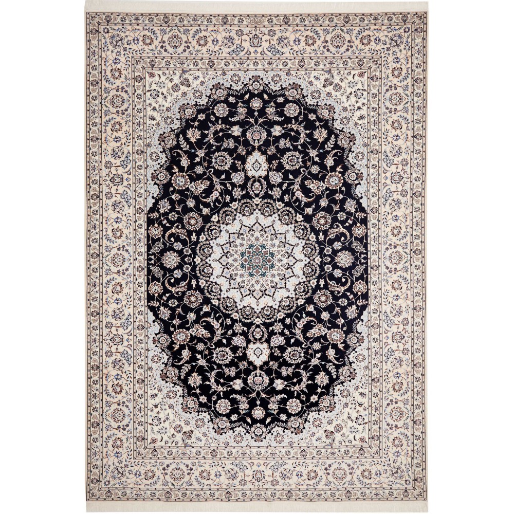 Tappeto Nain 6La Persia blu 256x369 Tappeto Nain 6La Persia blu 256x369