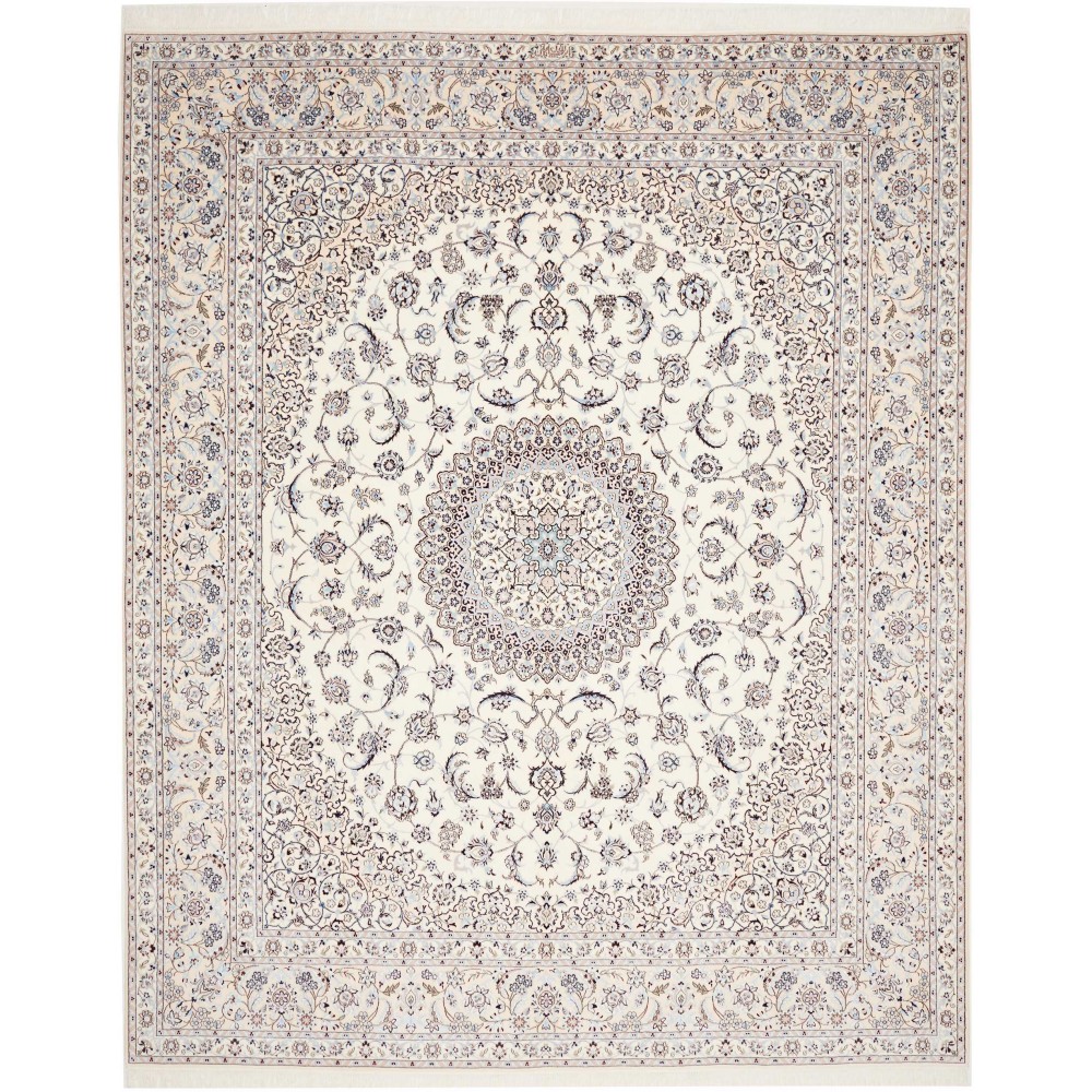 Tappeto Nain 6La Persia bianco 252x308 Tappeto Nain 6La Persia bianco 252x308