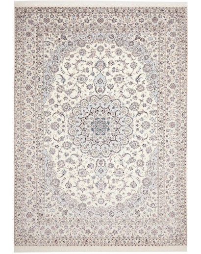 Tappeto Nain 6La Persia bianco grigio 252x356
