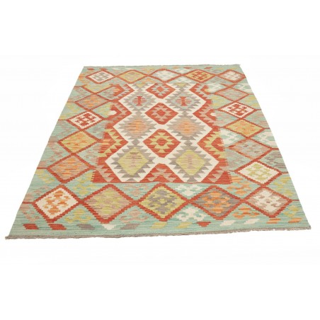 Tappeto Kilim Afghanistan marrone 151x195