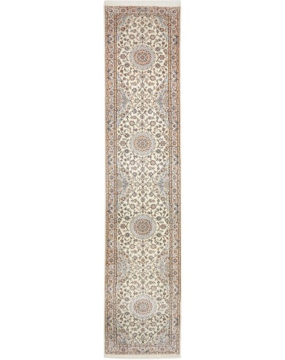 Tappeto Nain 6La Persia bianco 85x405