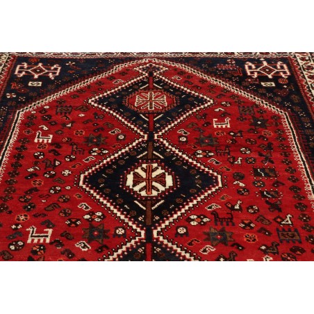 Tappeto Shiraz Persia marrone grigio 164x252