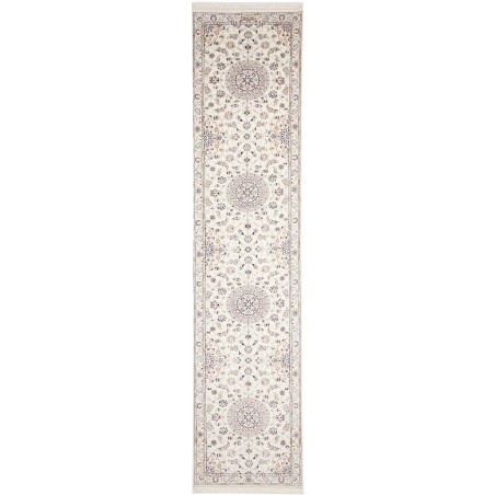 Tappeto Nain 6La Persia bianco 87x400