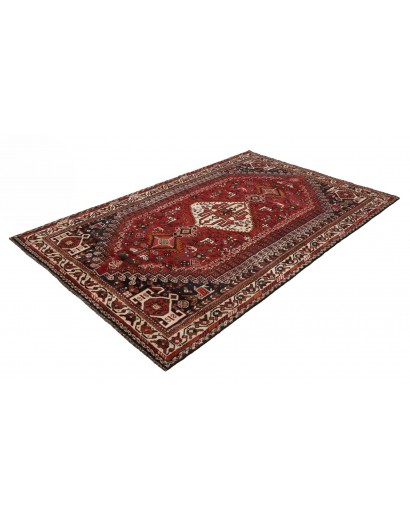 Tappeto Shiraz Persia marrone giallo 160x253