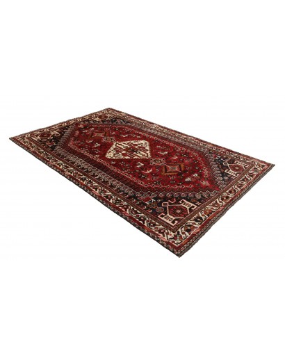Tappeto Shiraz Persia marrone giallo 160x253