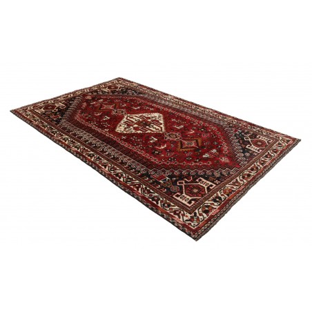 Tappeto Shiraz Persia marrone giallo 160x253
