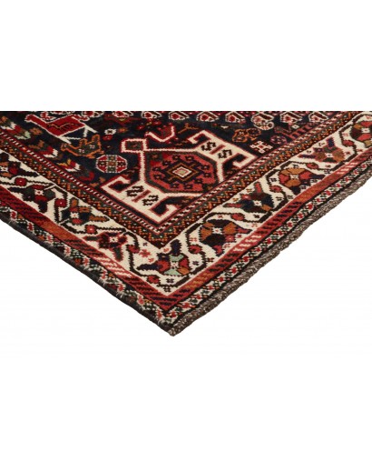 Tappeto Shiraz Persia marrone giallo 160x253