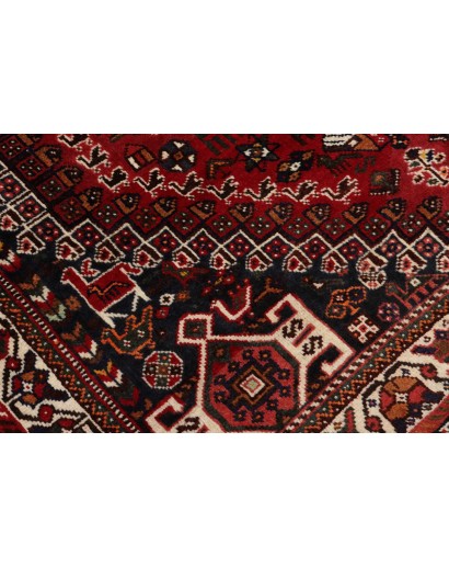 Tappeto Shiraz Persia marrone giallo 160x253