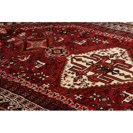 Tappeto Shiraz Persia marrone giallo 160x253