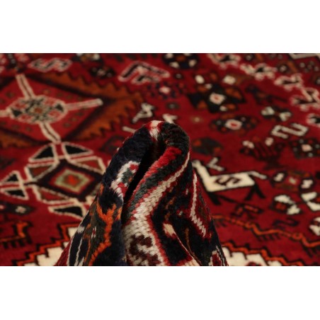 Tappeto Shiraz Persia marrone giallo 160x253