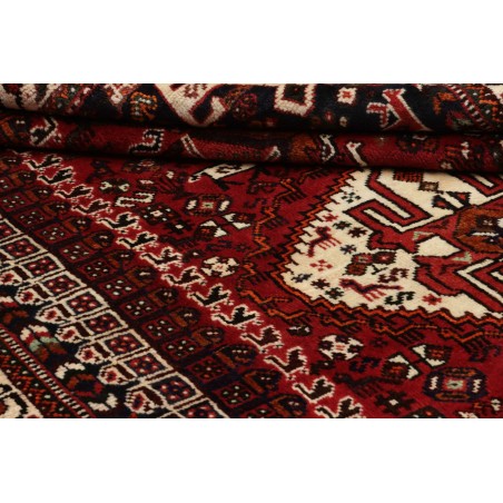 Tappeto Shiraz Persia marrone giallo 160x253