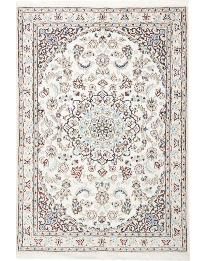 Tappeto Nain 9La Persia bianco verde 102x145