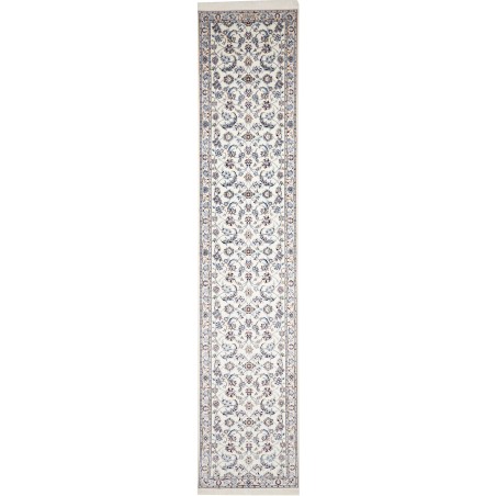 Tappeto Nain 6La Persia bianco grigio 86x437