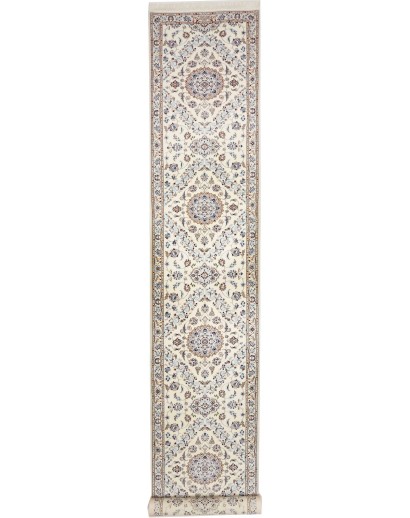 Tappeto Nain 6La Persia bianco 82x540