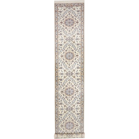 Tappeto Nain 6La Persia bianco 82x540