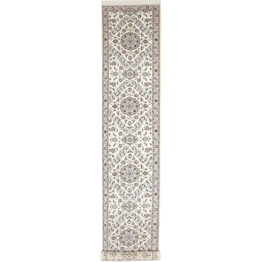 Tappeto Nain 6La Persia bianco 86x540 Tappeto Nain 6La Persia bianco 86x540