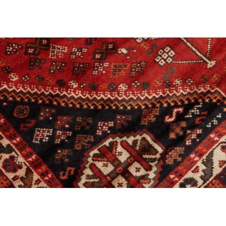 Tappeto Shiraz Persia marrone giallo 152x245