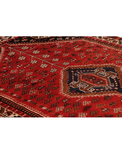 Tappeto Shiraz Persia marrone giallo 152x245