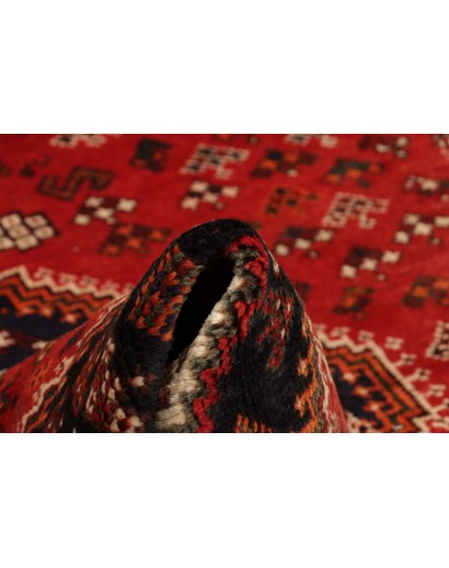 Tappeto Shiraz Persia marrone giallo 152x245
