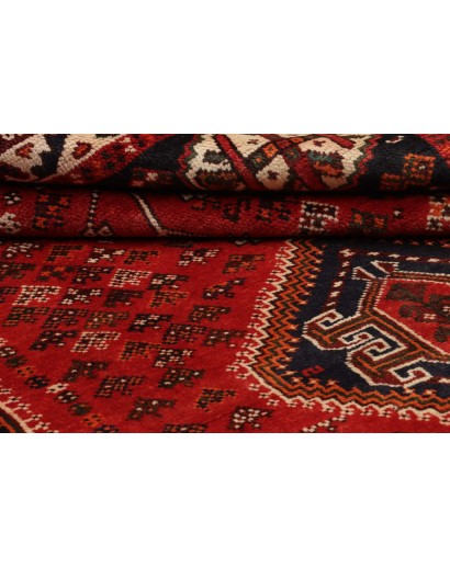 Tappeto Shiraz Persia marrone giallo 152x245