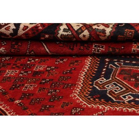 Tappeto Shiraz Persia marrone giallo 152x245