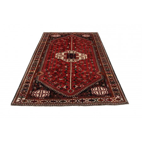 Tappeto Shiraz Persia marrone blu 168x255