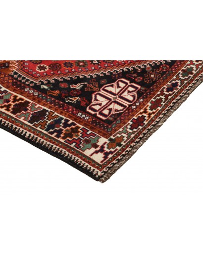 Tappeto Shiraz Persia marrone blu 168x255