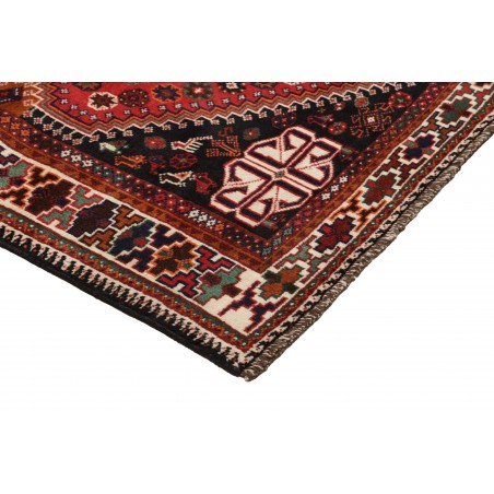 Tappeto Shiraz Persia marrone blu 168x255