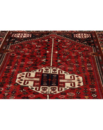 Tappeto Shiraz Persia marrone blu 168x255