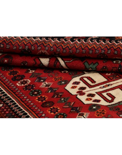 Tappeto Shiraz Persia marrone blu 168x255