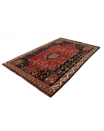Tappeto Shiraz Persia marrone giallo 170x258
