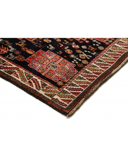 Tappeto Shiraz Persia marrone giallo 170x258