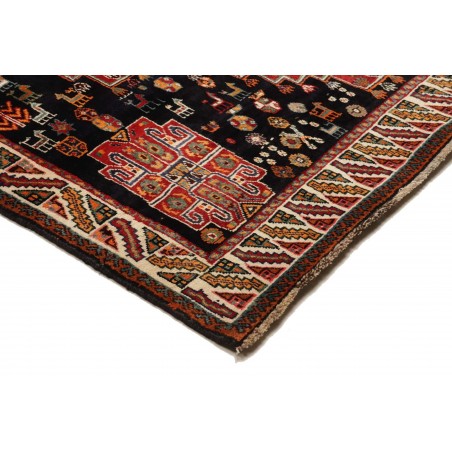Tappeto Shiraz Persia marrone giallo 170x258