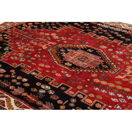 Tappeto Shiraz Persia marrone giallo 170x258