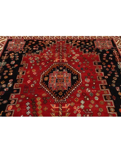 Tappeto Shiraz Persia marrone giallo 170x258
