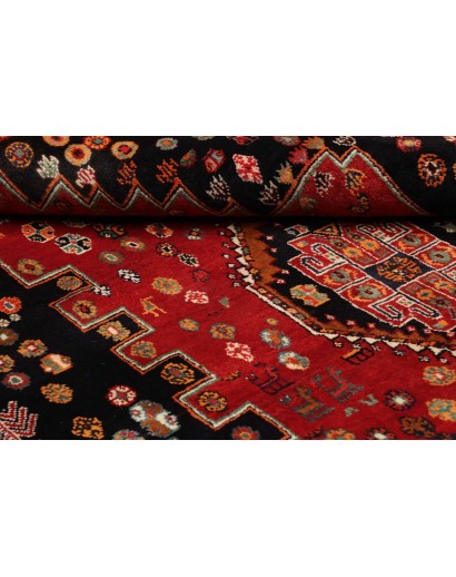Tappeto Shiraz Persia marrone giallo 170x258