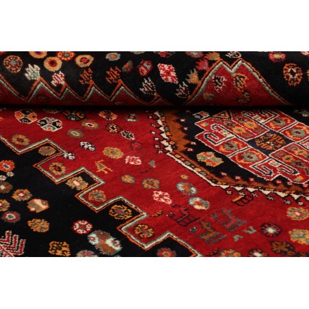 Tappeto Shiraz Persia marrone giallo 170x258