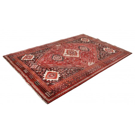 Tappeto Shiraz Persia blu marrone 168x248